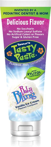 Vista 7 de Tanner's Tasty Paste Pasta de dientes con flúor anticaries Cha Cha Cha Chocolate 4.2 oz.