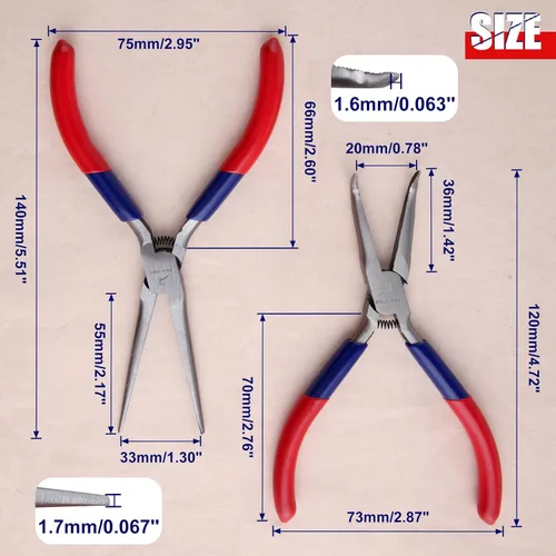 Vista 50 de Mini Alicates de Extremo de Precisión Cortadores de Extremo Pequeños Alicate de Corte de Extremo Pequeño Herramienta Extractor de Clavos