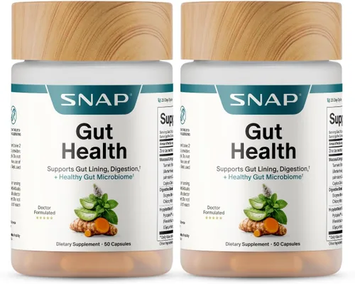 Vista 11 de Snap Supplements Suplemento de lipasa Gut Health, probiótico, 50 cápsulas