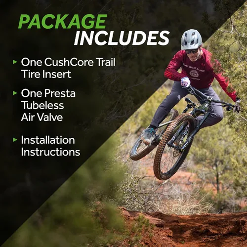 Vista 7 de CushCore Trail Set - Bicycle Tire Insert, for All Riders, Designed for Flat Prevention, Lightweight Design, Helps Improve Ride Quality, Fits