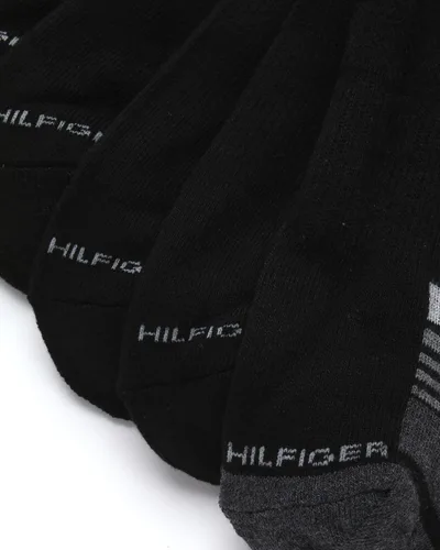 Vista 37 de Tommy Hilfiger Calcetines de corte bajo para hombre, paquete de 12 calcetines deportivos para correr que absorben la humedad para hombre
