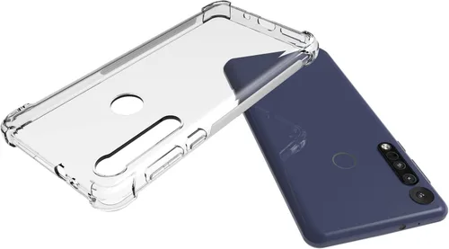 Vista 3 de USTIYA Funda para Moto One Macro/Motorola G8 Play Case Clear TPU Cuatro Esquinas Funda Protectora Transparente Suave Funda