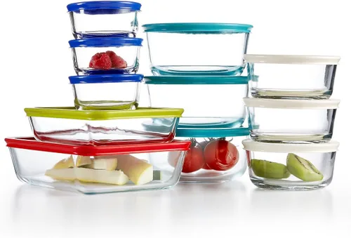 Vista 3 de Pyrex Contenedor de almacenamiento de alimentos de 22 piezas