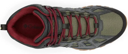 Vista 8 de Columbia Tenis de senderismo impermeables Redmond II Mid para hombre, Bm0168464 Collegiate Navy Bright Gold