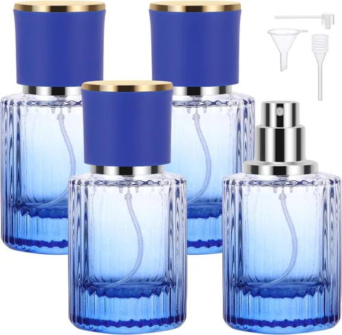 Vista 23 de Segbeauty Botellas de perfume de vidrio de 1 oz vacías, 2 piezas, botellas de perfume de viaje rellenables, botella de viaje de colonia de 1.0 fl