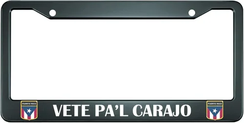 Vista 18 de HOSNYE Marco de Matrícula de Pata de Perro Animal Pata Roja de Cachorro Marco de Matrícula de Metal Cubierta de Matrícula Marcos de Placas Frontales