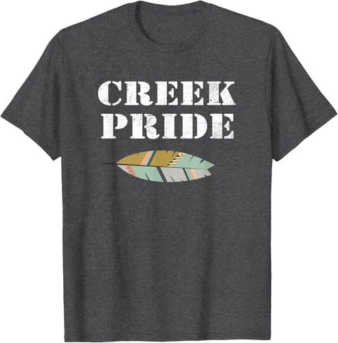 Vista 31 de Creek Native American Pride - Camiseta, Negro, S