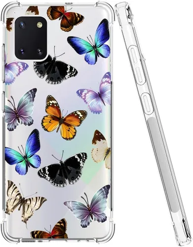 Vista 2 de Funda para Galaxy Note 10 Lite/Galaxy A81/Galaxy M60S SM-N770F Linda funda, transparente y flexible parachoques TPU suave goma silicona funda