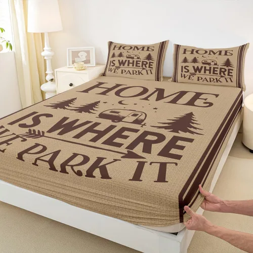Vista 22 de Sábana bajera ajustable con estampado de leopardo, tamaño individual, juego de ropa de cama rústica con rayas de piel de cebra, decoración