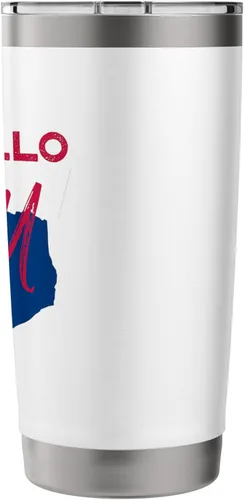 Vista 2 de Amarillo Texas Y'all TX Pride State Map Cute Stainless Steel Insulated Tumbler