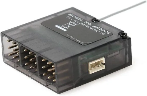 Vista 9 de Receptor RC de velocidad rápida para espectro AR8000 8CH DSM2 DSMX DX7 DX8 DX9 DX18
