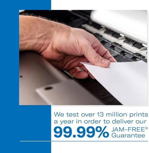 Vista 4 de Hammermill - Papel de color, papel de impresora color canario de 20 libras, 3 orificios, 1 resma (500 hojas), fabricado en los Estados Unidos, papel