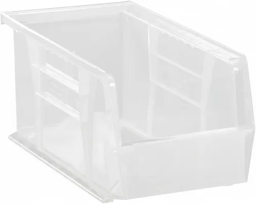 Vista 13 de HE HUDSON EXCHANGE Cubo de almacenamiento apilable de plástico de 11" x 5.5" x 5", amarillo