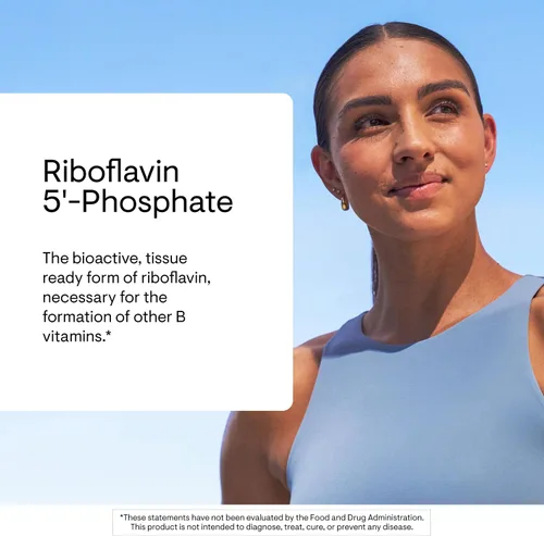 Vista 3 de THORNE - Riboflavina 5'-Fosfato - Forma bioactiva de vitamina B2 para apoyo de metilación* - 60 Cápsulas