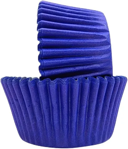 Vista 32 de Regency Wraps Vasos para hornear de grado profesional a prueba de grasa, paquete de 40 unidades, forros estándar, guingam negro, para cupcakes Negro