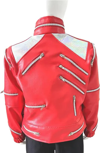 Vista 3 de Beat It - Chaqueta roja para niños, disfraz para fiesta de Perfromance Imitate Birthday