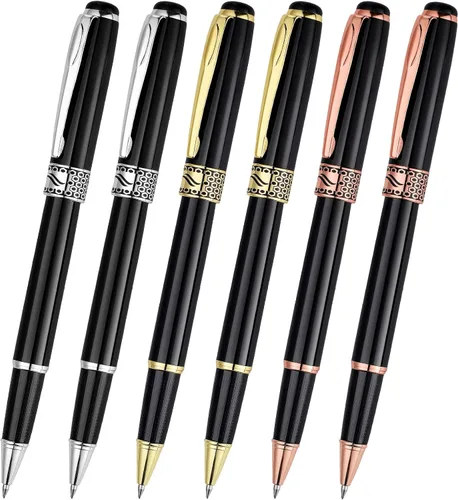 Vista 8 de Tenare Bolígrafos con peso para temblores de manos, bolígrafos pesados de tinta negra, herramientas de escritura con peso para temblores de manos