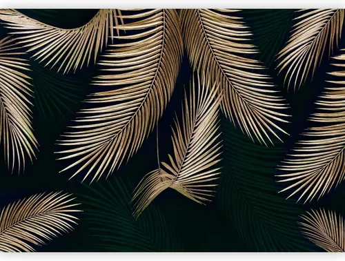 Vista 13 de artgeist Mural de pared Hojas tropicales de 79 x 55 pulgadas, papel tapiz no tejido, decoración de pared, impresión fotográfica, diseño de imagen