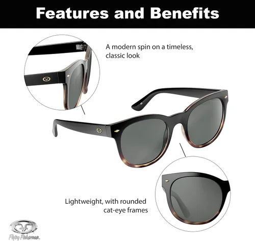 Vista 5 de Flying Fisherman Careen - Gafas de sol redondas