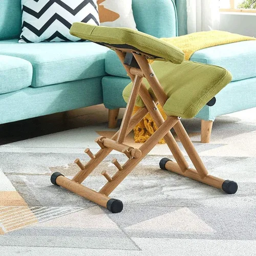 Vista 2 de Silla ortopédica Silla arrodillada Silla de computadora Home Lift Leisure Chair Silla de oficina Silla de aprendizaje (gris)