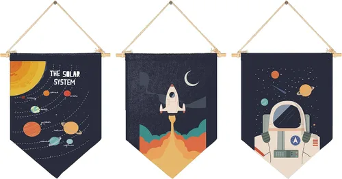 Vista 8 de Transporte, construcción, construcción de vehículos, decoración de guardería, decoración de bandera para bebés, niños, recién nacidos, banderines