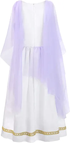 Vista 3 de ReliBeauty Disfraz de diosa griega para niños con diadema