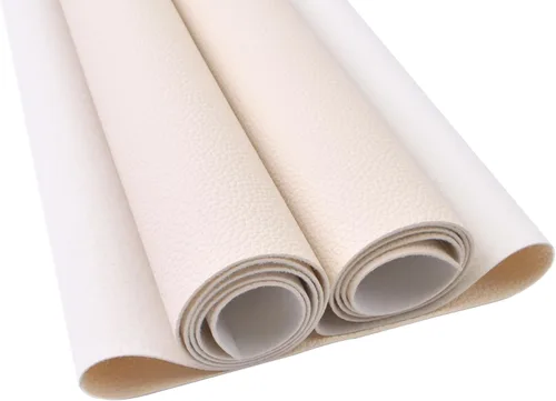 Vista 7 de 2 yardas de 54" x 72" pulgadas, textura de corteza envejecida, tela de piel sintética suave negra, tela de cuero falso negro, vinilo para tapicería