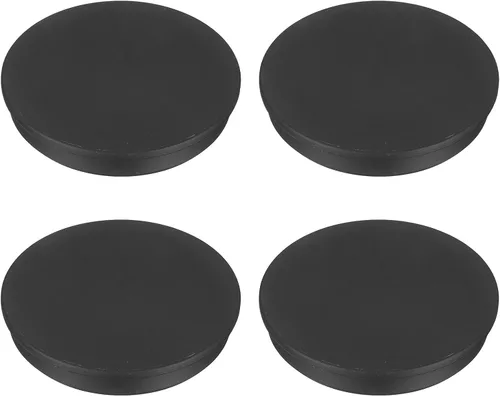 Vista 211 de MECCANIXITY - Tapones de silicona en forma de T (26mm, 1 pulgada de diámetro), color negro