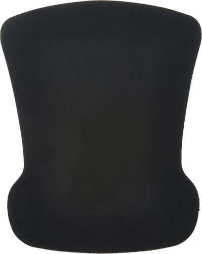 Vista 3 de Amazon Basics Alfombrilla de ratón rectangular de gel con soporte para la muñeca, tamaño pequeño, paquete de 20, color negro