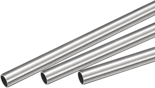Vista 34 de uxcell Tubo capilar del acero inoxidable 304, tubería gruesa del metal de la longitud de la pared de 820.2 ft m del OD 18.0 ft m x 0.7 ft m