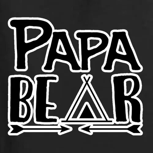 Vista 3 de Papa Mama Bear - Conjunto de suéter con capucha para parejas a juego para él y para ella