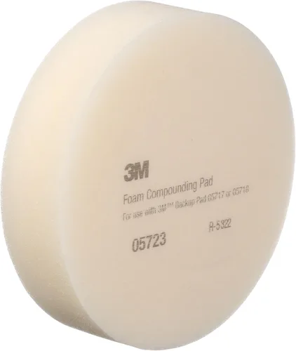 Vista 10 de 3M Almohadilla de compuesto de espuma, 05723, de un solo lado, respaldo plano, gancho y bucle, 8 pulg (203.2 mm), 2 almohadillas/bolsa 2