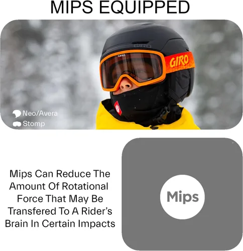 Vista 9 de Casco de esquí Giro Avera MIPS - Casco de snowboard para mujeres y jóvenes