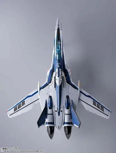 Vista 15 de TAMASHII NATIONS - Macross Frontier -VF-25 Messiah Valkyrie Worldwide Anniversary Bandai Spirits DX Chogokin Metal fundido coleccionable