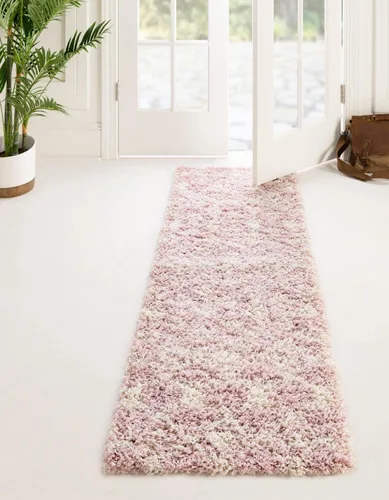 Vista 46 de Unique Loom Moroccan Trellis Shag Collection - Alfombra de área - Meknes (2 pies 2 pulgadas x 3 pies 1 pulgada, rectangular, marrón claro/marfil)