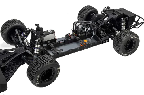 Vista 33 de Losi 22S RC Car Dirt Modelo tardío, azul, 1/10 2WD RTR Dirt Oval