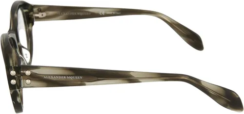 Vista 3 de Alexander McQueen Marcos ópticos redondos Avana Avana para mujer AM0053O-30000732-008