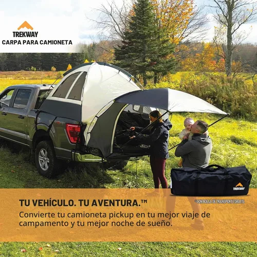 Vista 5 de Offroading - Tienda de campaña para caja de camioneta, longitud de 6.5 pies de caja
