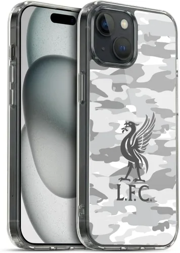 Vista 250 de Head Case Designs Funda de gel con licencia oficial del Liverpool Football Club Away Colourways Crest Camou [protección de grado militar] compatible