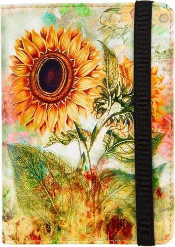 Vista 12 de Soporte para pasaporte, bonita funda para pasaporte, cartera de viaje con ranuras para tarjetas de crédito, cartera de pasaporte RFID impermeable
