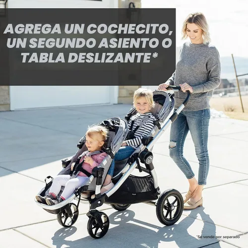 Vista 4 de Carriola individual Baby Jogger City Select, Jet Negro azabache