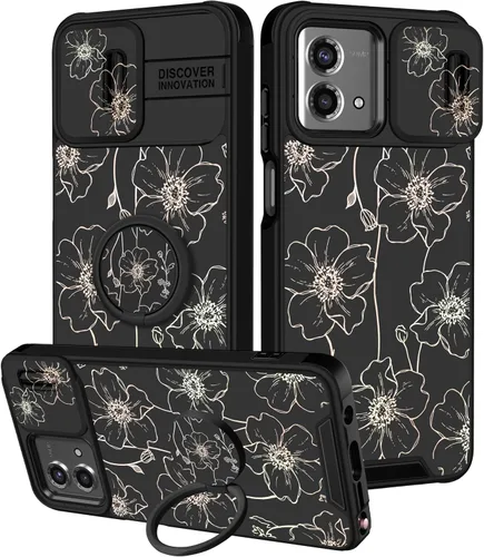 Vista 38 de Funermei Funda para Moto G Stylus 5G 2022, funda para teléfono con diseño de calavera de esqueleto para mujeres y niñas, diseño gótico, Como