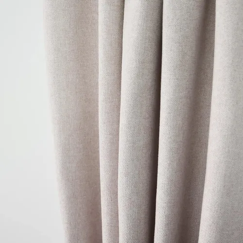 Vista 3 de UPOPO Cortinas de Niveles Beige Sobre Fregadero con Textura de Lino para Ventana de Cocina de 16 Pulgadas de Largo Caravana Privacidad Pequeñas