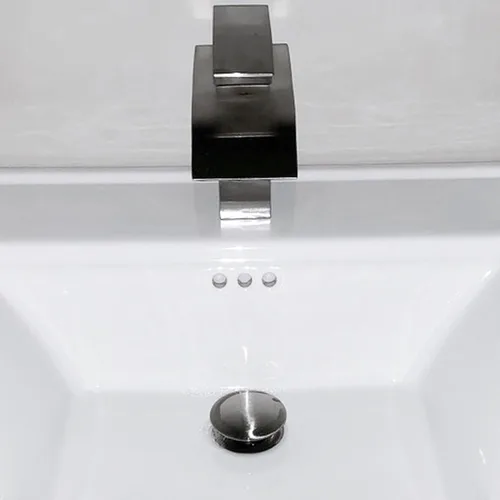 Vista 5 de Novatto Remi - Grifo lavabo Watersense de una sola palanca, níquel cepillado