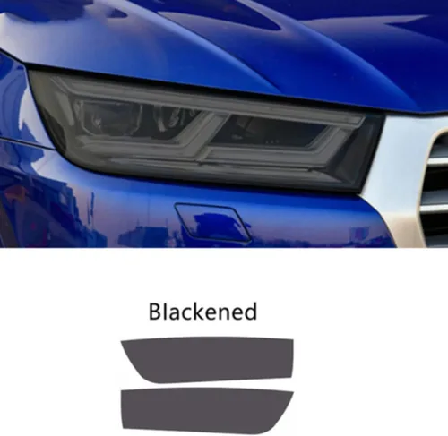 Vista 2 de Película protectora para faros delanteros de automóvil para Audi Q2 Q3 F3 8U Q5 Q7 4M Q8 SQ2 SQ5 SQ8 RSQ3 RSQ8, película para faros delanteros