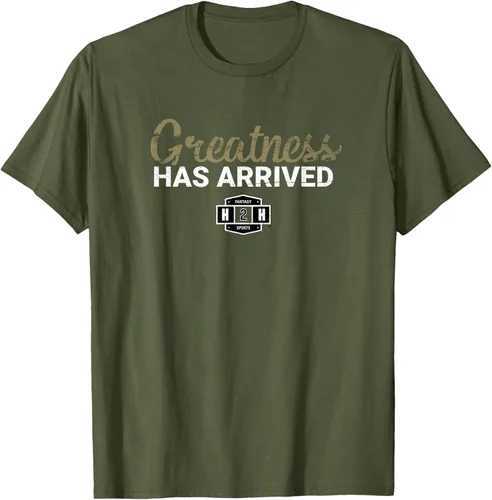 Vista 56 de Fantasy Sports Greatness Has Arrived Camiseta Negro