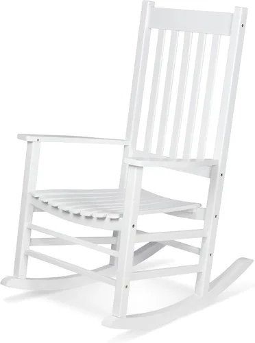Vista 7 de Shine Company - Silla mecedora Vermont, color negro