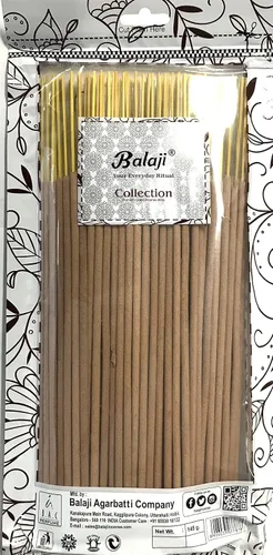 Vista 2 de Balaji - Paquete de varillas de incienso de 5.11 oz de color más fino - (Amber)