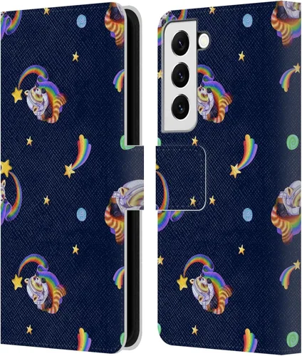 Vista 257 de Head Case Designs Officially Licensed Carla Morrow Colorful Space Dice Patterns Leather Wallet Case Compatible with Samsung Galaxy A07 4G