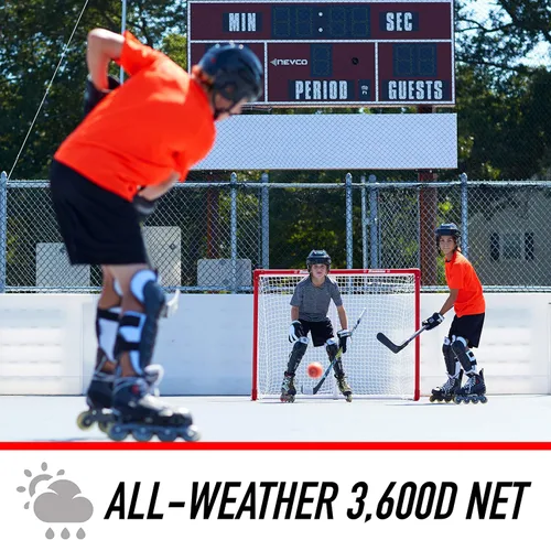 Vista 7 de Franklin Sports Portería de hockey callejero de PVC Innernet - 54" x 44